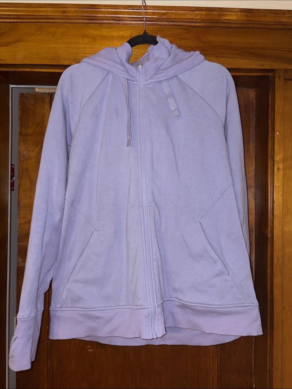 Athleta triumph Light Lavender Zip-Up Hoodie Jacket - Women CK tall